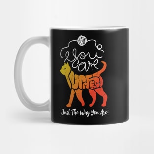 You Are Perfect Just the Way You Are - orange Mug